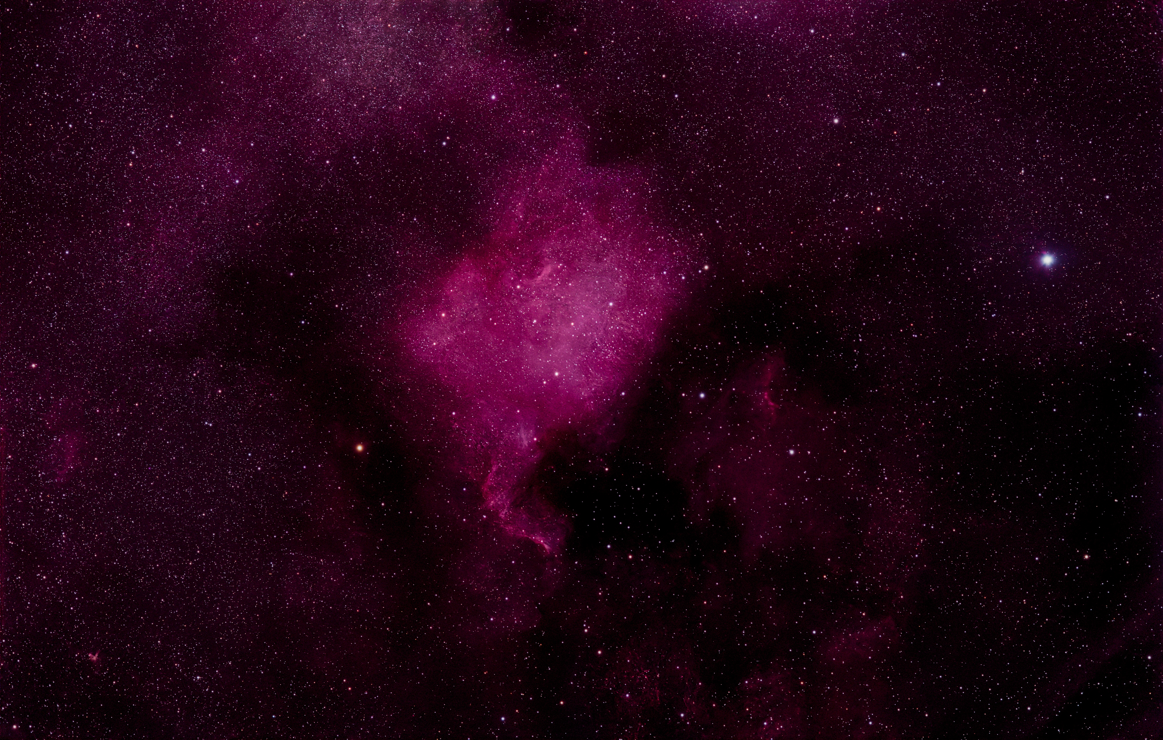 NGC7000 in backyard (Untracked)