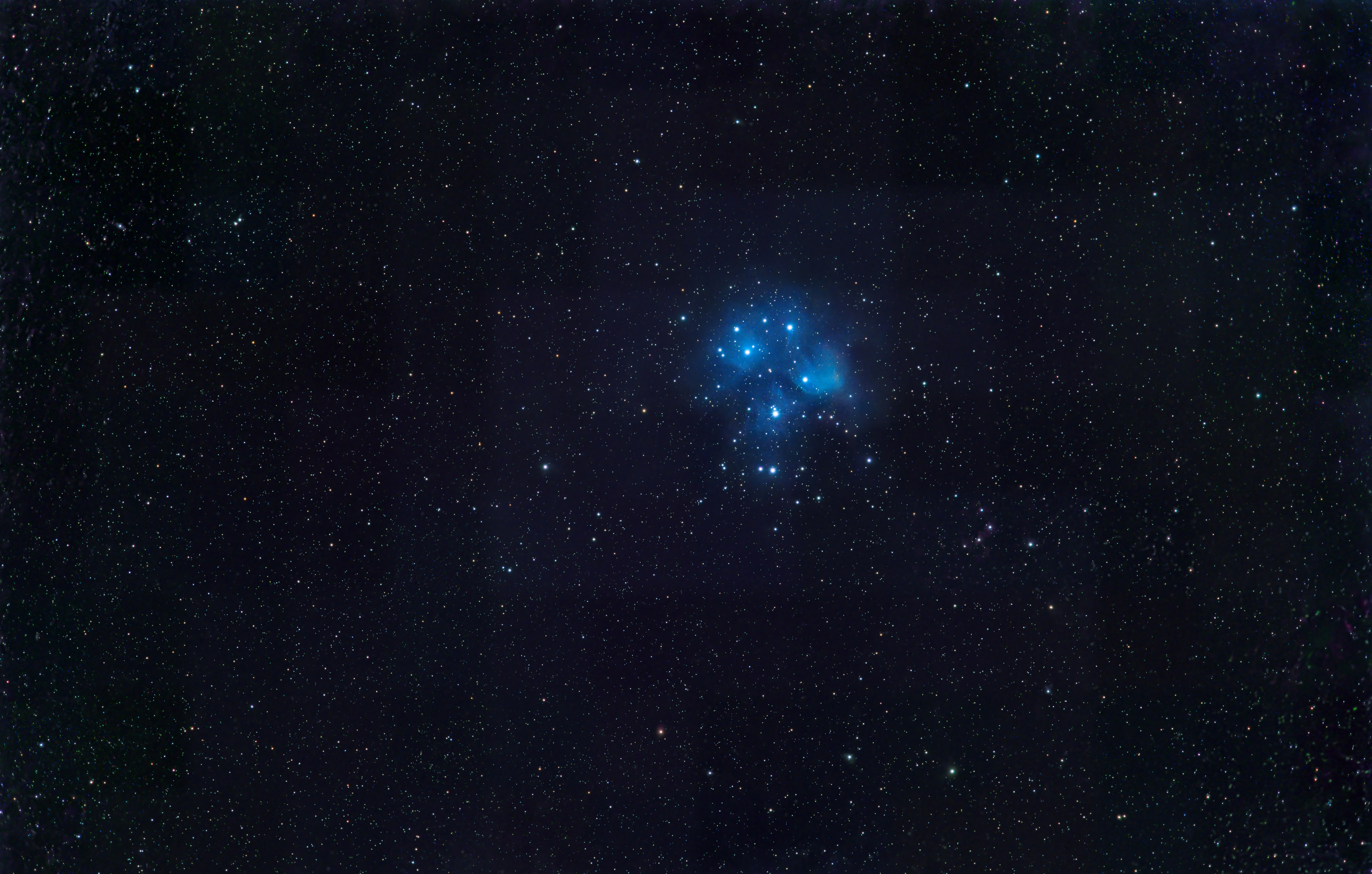 M45 Pleiades in Sai Kung (Untracked)